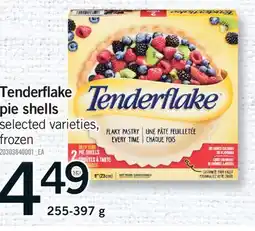 Fortinos TENDERFLAKE PIE SHELLS offer