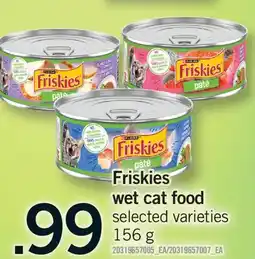 Fortinos FRISKIES WET CAT FOOD offer