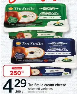 Fortinos TRE STELLE CREAM CHEESE offer