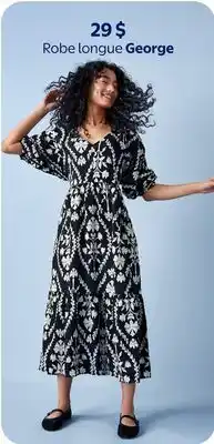Walmart Robe longue George offer