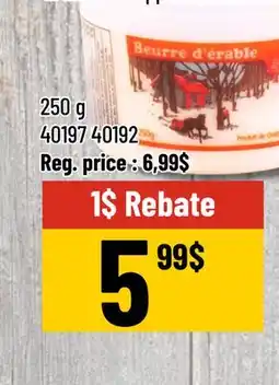 Mayrand Quebec maple taffy and maple butter offer