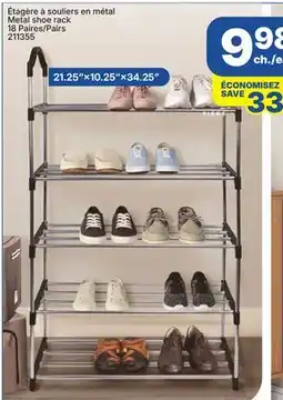 Rossy Metal shoe rack offer