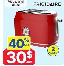 Rossy FRIGIDAIRE Retro toaster offer