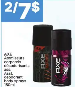 Rossy AXE Asst deodorant body sprays offer