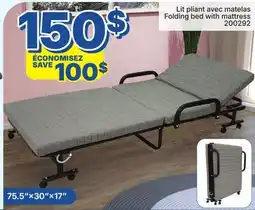 Rossy Folding bed with mattress offer