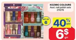 Rossy KOZMIC COLOURS Asst. nail polish sets offer