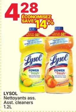 Rossy LYSOL Asst. cleaners offer