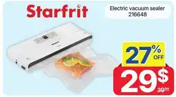 Rossy Starfrit Electric vacuum sealer offer