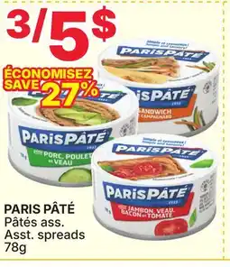 Rossy PARIS PÂTÉ Asst. spreads offer