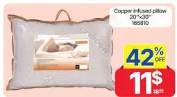 Rossy Copper infused pillow offer