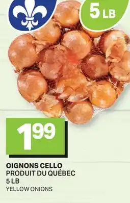 L'Intermarché OIGNONS CELLO | YELLOW ONIONS, 5 LB offer