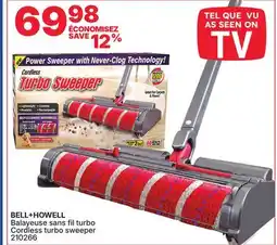 Rossy BELL + HOWELL Cordless turbo sweeper offer