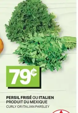 L'Intermarché PERSIL FRISÉ OU ITALIEN | CURLY OR ITALIAN PARSLEY offer