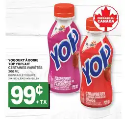 L'Intermarché YOGOURT À BOIRE YOP | DRINKABLE YOGURT offer
