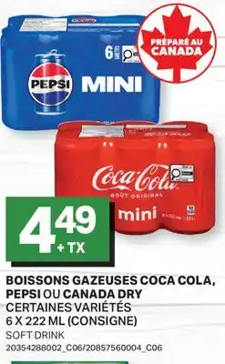L'Intermarché BOISSONS GAZEUSES | SOFT DRINK offer