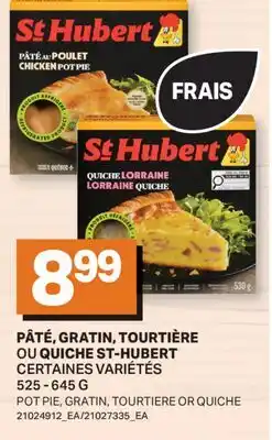 L'Intermarché PÂTÉ, GRATIN, TOURTIÈRE OU QUICHE | POT PIE, GRATIN, TOURTIERE OR QUICHE offer