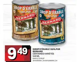 L'Intermarché SIROP D'ÉRABLE 100% PUR | MAPLE SYRUP offer