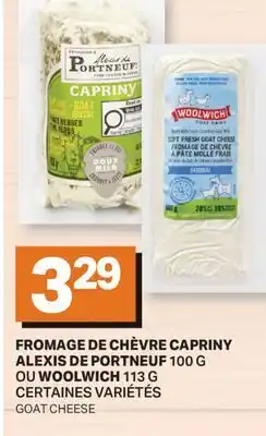 L'Intermarché FROMAGE DE CHÈVRE CAPRINY | GOAT CHEESE offer