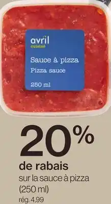 Avril Sauce à pizza offer