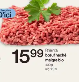 Avril Rheintal Bœuf haché maigre bio offer