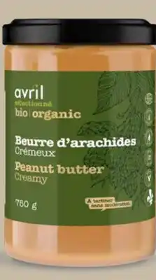Avril Beurre d'arachides bio offer