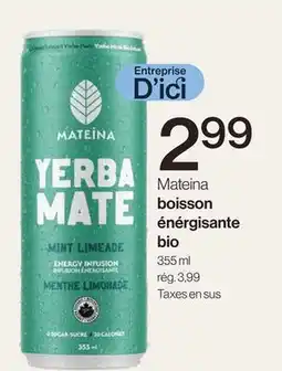 Avril Boisson énérgisante bio offer