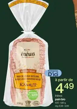 Avril Inéwa pain bio offer