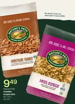 Avril Nature's Path Céréales ecopac bios offer