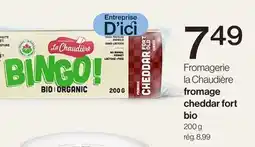 Avril Fromage cheddar fort bio offer