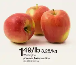 Avril pommes Ambrosia bios offer