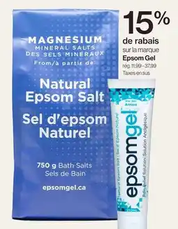 Avril Epsom Gel offer