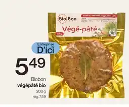 Avril Végépâté bio offer