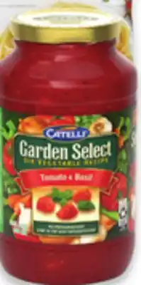Walmart Great Value pasta 900g or Catelli Garden Select pasta sauce 600 mL offer