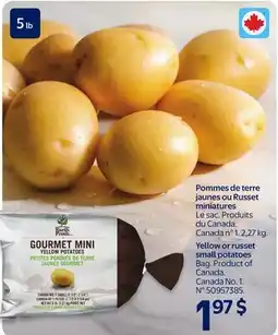 Walmart Yellow or russet small potatoes offer