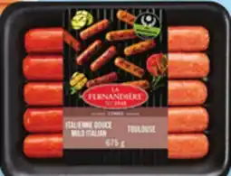 Walmart La Fernandière fresh breakfast or dinner sausages offer