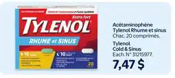 Walmart Tylenol Cold & Sinus offer