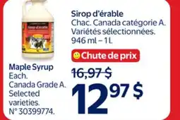 Walmart Maple Syrup offer