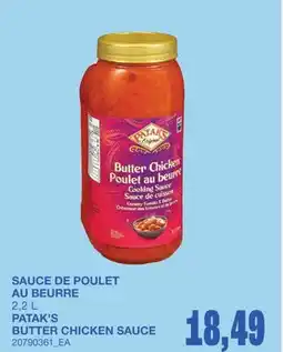 Wholesale Club SAUCE DE POULET AU BEURRE offer