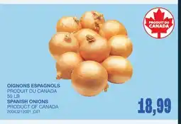 Wholesale Club OIGNONS ESPAGNOLS, 50 LB offer