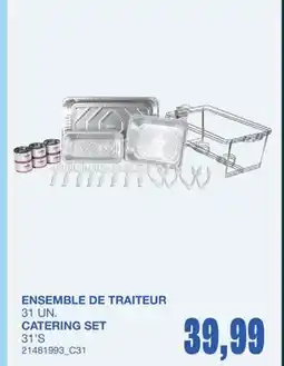 Wholesale Club ENSEMBLE DE TRAITEUR, 31 UN offer
