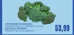 Wholesale Club COURONNES DE BROCOLI offer