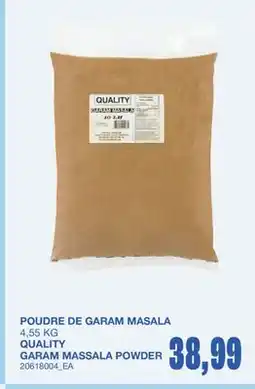 Wholesale Club POUDRE DE GARAM MASALA offer