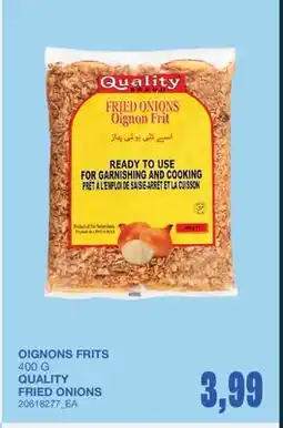 Wholesale Club OIGNONS FRITS offer