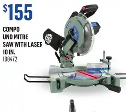 Canac Compound Mitre Saw with Laser 10 in offer