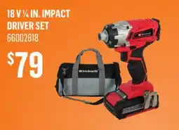 Canac 18 V 1/4 in. Impact Driver Set offer
