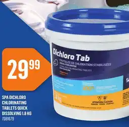 Canac Spa Dichloro Chlorinating Tablets quick dissolving 1.8kg offer