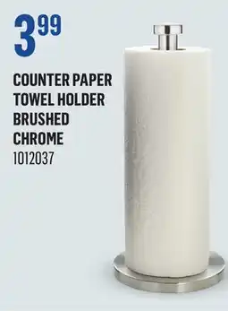 Canac Counter Paper Towel Holder Brushed Chrome offer