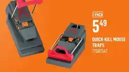 Canac Quick-Kill Mouse Traps offer