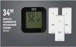 Canac Wireless Thermometre with Outdoor Sensors offer