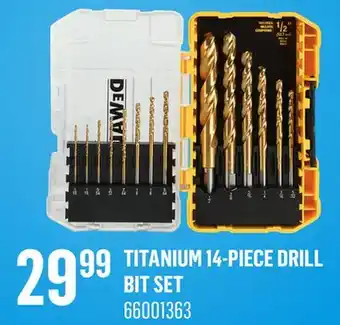 Canac Titanium 14-Piece Drill Bit Set offer